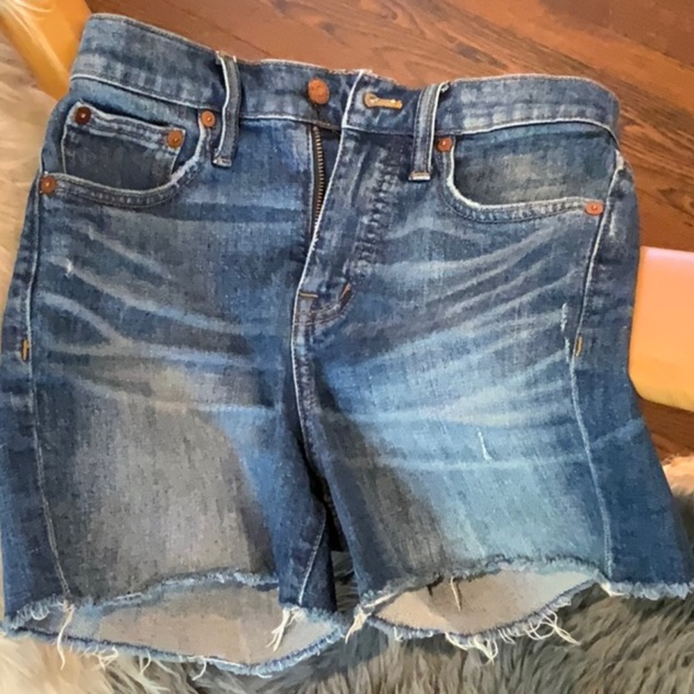 Size 23 high waisted madewell jean shorts